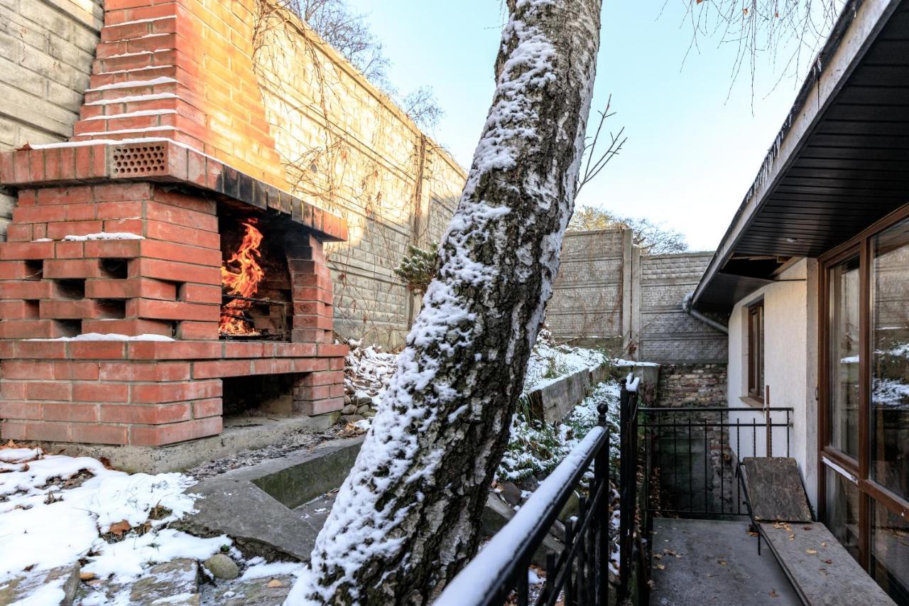 Mangal And Terrace In Center Apartment Lemberg Exterior foto